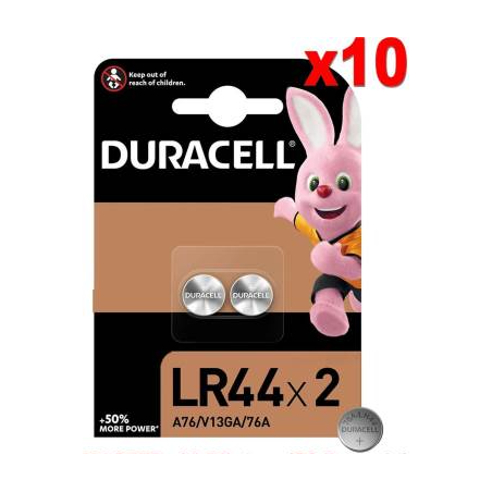 Piles Boutons Alcalines DURACELL LR44 76A/A76 | Smarty Paris